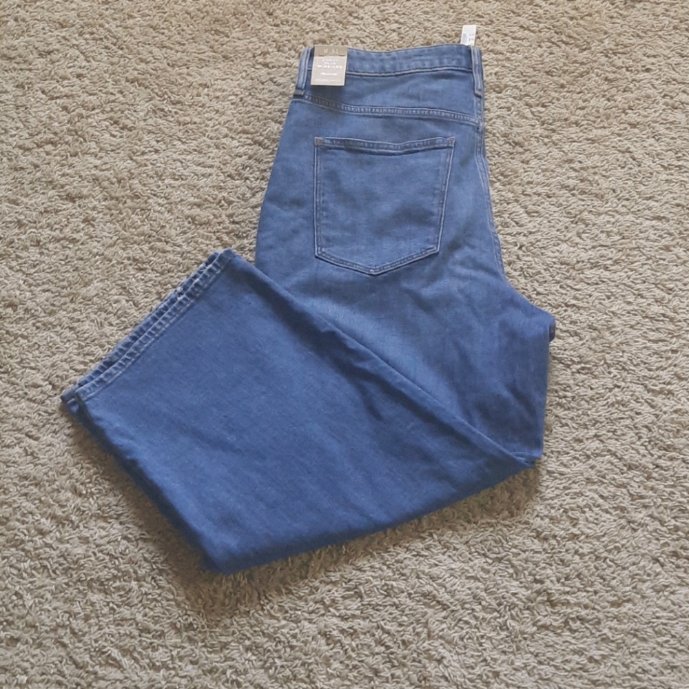 Madewell wide leg jean